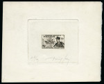 Stamp of Colonies françaises » Fezzan 1949-51, trois épreuves d'artiste signées