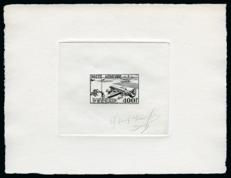 Stamp of Colonies françaises » Fezzan 1949-51, trois épreuves d'artiste signées