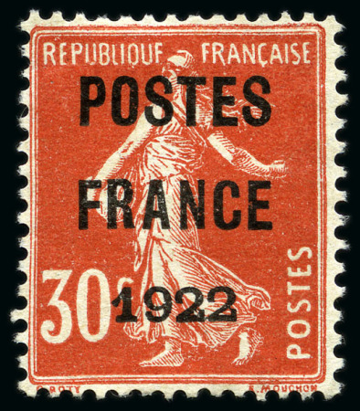 Stamp of France » Préoblitérés POSTES FRANCE 1922 15c Semeuse lignée et 30c rouge