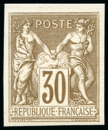Stamp of France EMISSION DES REGENTS Série de 18 valeurs