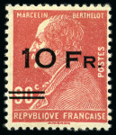 Stamp of France » Poste Aérienne 1928 ILE DE FRANCE 10F sur 90c et 10F sur 1F50