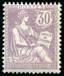 Stamp of France » Collections 1900-49, Collection propre sur pages Leuchtturm