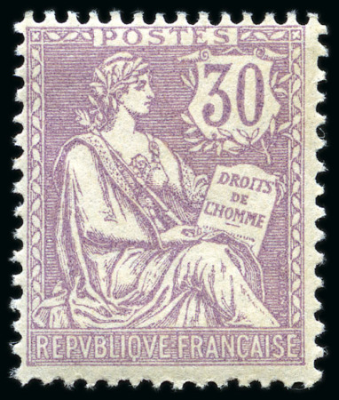 Stamp of France » Collections 1900-49, Collection propre sur pages Leuchtturm