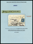 Stamp of France » Guerre de 1870-1871 Collection de 17 ballons montés avec timbres