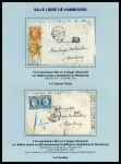 Stamp of France » Guerre de 1870-1871 Collection de 17 ballons montés avec timbres