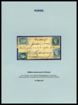 Stamp of France » Guerre de 1870-1871 Collection de 17 ballons montés avec timbres