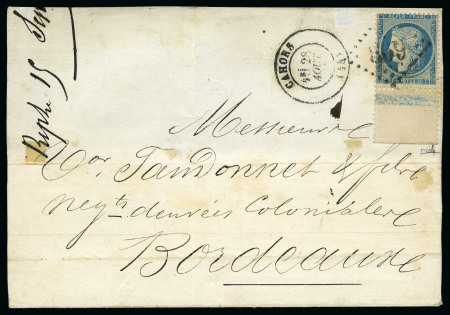 Stamp of France Lot de 40 lettres avec type Siège