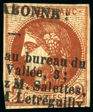 Stamp of France » Collections 1870-1871, Belle collection ancienne de Bordeaux