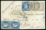 Stamp of France » Collections 1828-1914, Intéressant lot de lettres