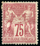Stamp of France » Collections 1876-1900, Belle collection ancienne de SAGE