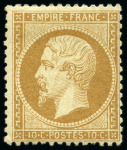 Stamp of France » Collections 1852-1870, Sélection de 6 bonnes valeurs