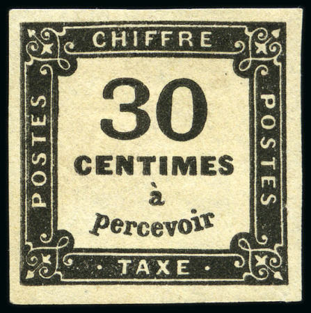 Stamp of France » Timbres-Taxe 1871-1892, Sélection de 4 valeurs