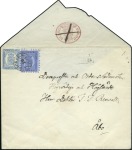 Stamp of Finland One of Only Two Known Kopek / Penni Mixed Frankings