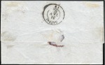 Stamp of Greece » Large Hermes Heads » 1861-62 First Athens print 20 Lepta Major Greek Rarity on Cover