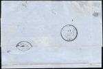 Stamp of Greece » Large Hermes Heads » 1862-67 2nd Athens print Impressive Five-Colour Franking