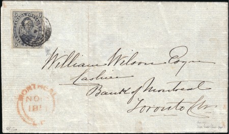 Stamp of Canada 1851 Prince Albert Single Franking