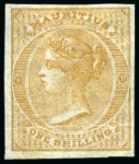 Stamp of Mauritius » Later Issues 1860-63 De La Rue imperforate Imprimaturs