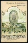 Stamp of France » Cartes Postales CPA: EXPOSITION DE PARIS 1900, Collection d'environ