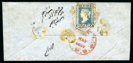 Stamp of Burma 1857 (May) Envelope from Moulmein to Calcutta with