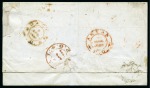 Stamp of Burma 1856 (Mar 30) Wrapper from Akyab to the UK with 18
