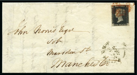 Stamp of Great Britain » 1840 1d Black and 1d Red plates 1a to 11 1840 1d Black pl.1b DC with fine to good margins t