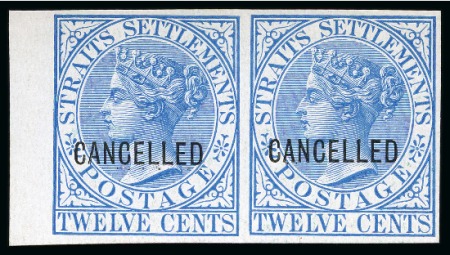 Stamp of Malaysia » Straits Settlements 1867-72 2c, 4c, 6c, 8c, 12c, 24c and 32c imperf. p