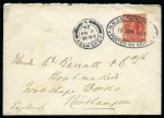 Stamp of Falkland Islands 1926 (Jan 19) Envelope to England with 1921-28 1d 