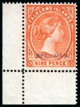 Stamp of Falkland Islands 1891-1902 Wmk Crown CA 1/2d, 1d, 2d, 2 1/2d, 4d, 6d,