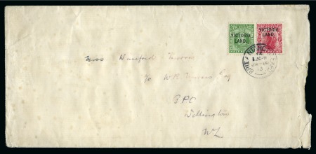 Stamp of New Zealand » Victoria Land 1913 Cover from the "BRITISH ANTARCT EXPEDITION, TERRA NOVA R.Y.S"