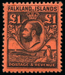 Stamp of Falkland Islands 1929-37 Whale & Penguin mint nh set incl. the list