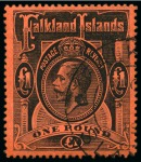 Stamp of Falkland Islands » Collections 1878-1983, Mint & used collection in a stockbook