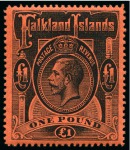 Stamp of Falkland Islands » Collections 1878-1983, Mint & used collection in a stockbook