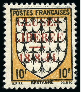 Stamp of France » Libération CLUSES Série complète de 6 valeurs, neuf sans ch.,