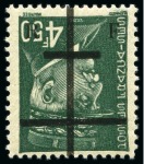 Stamp of France » Libération LILLE non émis : 7 valeurs avec variété surcharge 