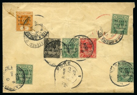 Stamp of Malaysia » Straits Settlements 1922 (Nov 8) Envelope sent registered from Singapo