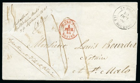 Stamp of Seychelles 1843 Wrapper from Seychelles to France