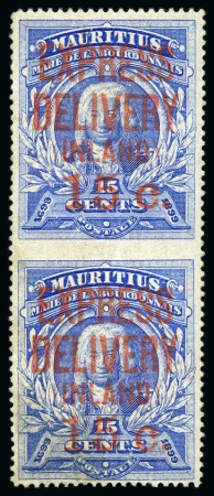 Stamp of Mauritius » Later Issues 1903-04 Express imperf between
