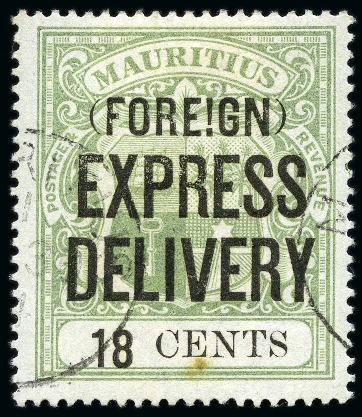 Stamp of Mauritius » Later Issues 1903-04 Express used group incl. varieties