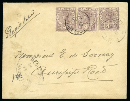 Stamp of Mauritius » Later Issues Fiscals used for postage