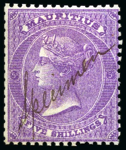 Stamp of Mauritius » Later Issues De La Rue Specimen manuscripts
