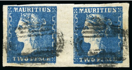 Stamp of Mauritius » 1859 Dardenne Issue (SG 41-44) Dardenne with minor retouch