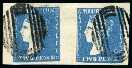 Stamp of Mauritius » 1859 Dardenne Issue (SG 41-44) Dardenne with cut transfer flaw