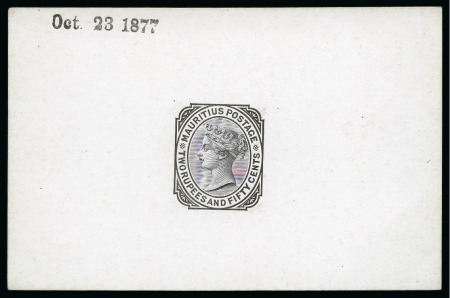 Stamp of Mauritius » Later Issues 1879-80 2R50 De La Rue die proof