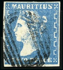 Stamp of Mauritius » 1859 Dardenne Issue (SG 41-44) Dardenne unused vertical pair