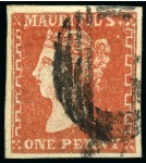 Stamp of Mauritius » 1859 Dardenne Issue (SG 41-44) Dardenne group