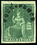 Stamp of Mauritius » 1858-62 Britannia Issues (SG 26-35) 1858-62 Britannia mint/unused group