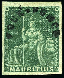 Stamp of Mauritius » 1858-62 Britannia Issues (SG 26-35) 1858-62 Britannia mint/unused group