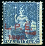Stamp of Mauritius » 1858-62 Britannia Issues (SG 26-35) 1858-62 Britannia mint/unused group