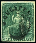 Stamp of Mauritius » 1858-62 Britannia Issues (SG 26-35) 1858-62 Britannia used group