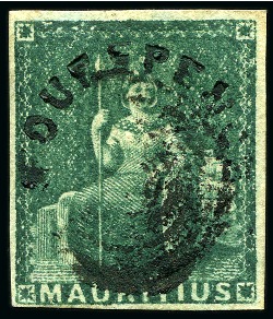 Stamp of Mauritius » 1858-62 Britannia Issues (SG 26-35) 1858-62 Britannia used group